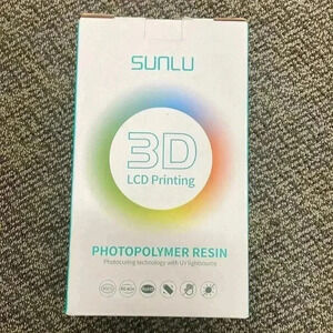 Sunlu 3D LCD printing Photopolymer Resin 1K Standard Solid Gray